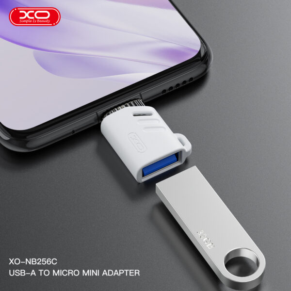 XO-NB256C Mini Adaptateur USB A - Micro USB – Image 2