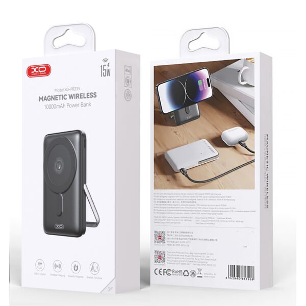 XO-PR233 Magnetic Wireless 10000mAh Power Bank – Image 3
