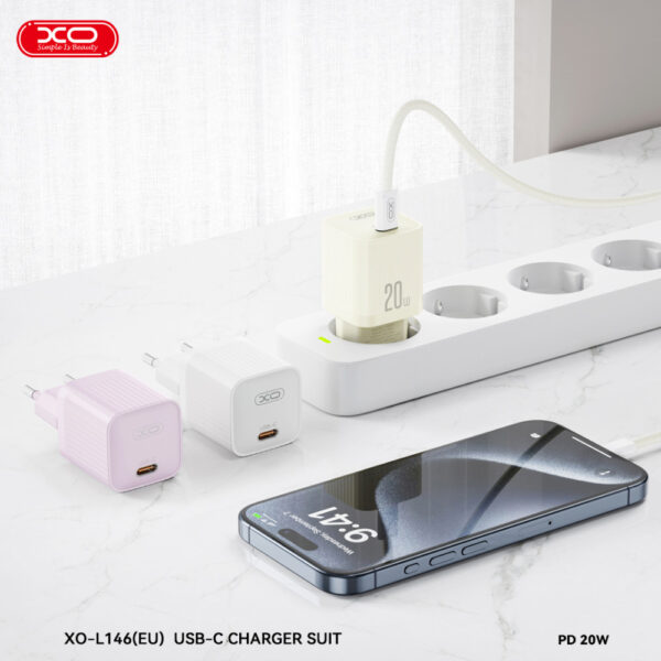 XO-L146 Chargeur Secteur 20W Type C - Type C – Image 2