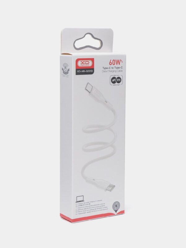 XO-NB-Q231B Cable de Chargeur Type C - Type C 60W – Image 2