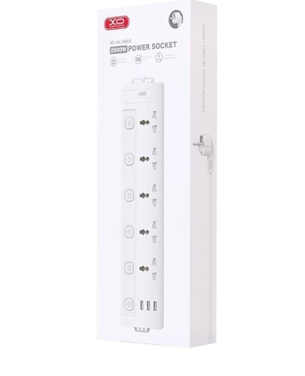 XO-WL19 (EU) Multiprise 6 Prises AC + 3 Ports USB